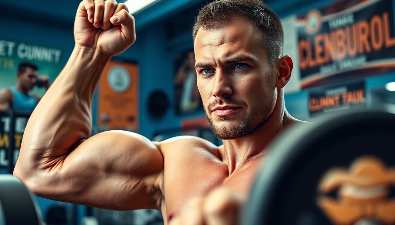 Clenbuterol kaufen für Fitnesssteigerung und Muskelentwicklung im Gym.
