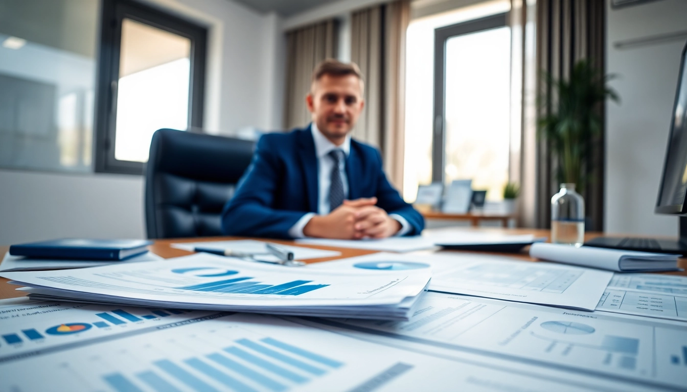 Beratung zur Schulden Finanzamt Ratenzahlung mit einem Experten am Schreibtisch.