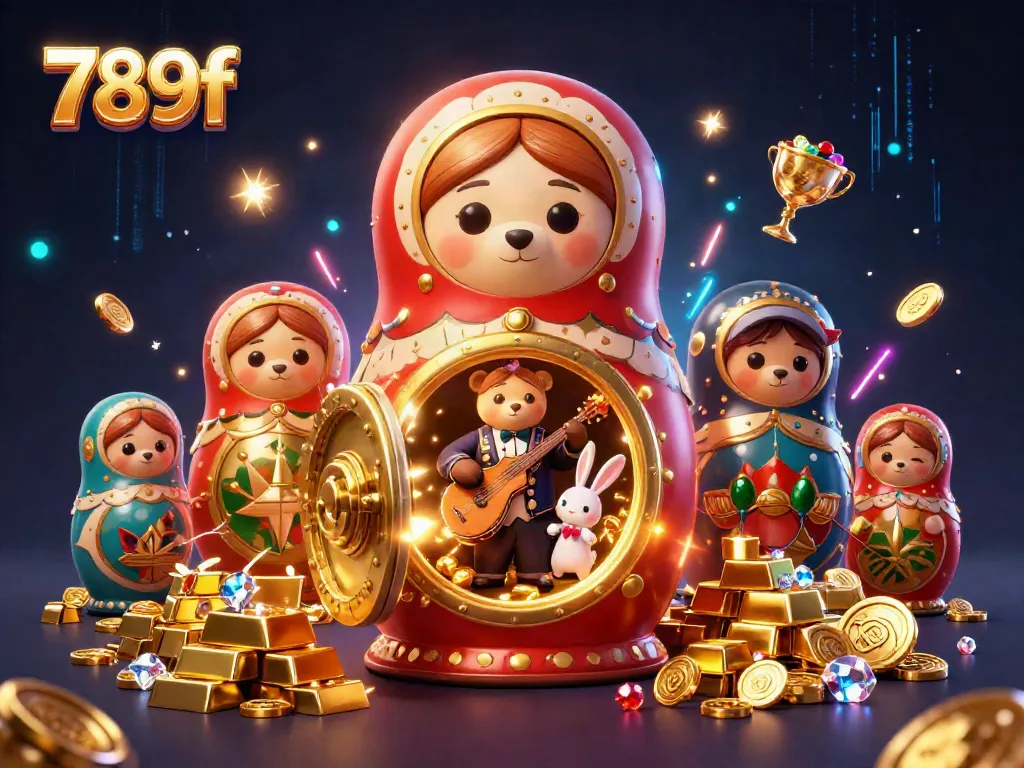 Engage with thrilling casino action at 789f with vibrant characters and dazzling treasure.