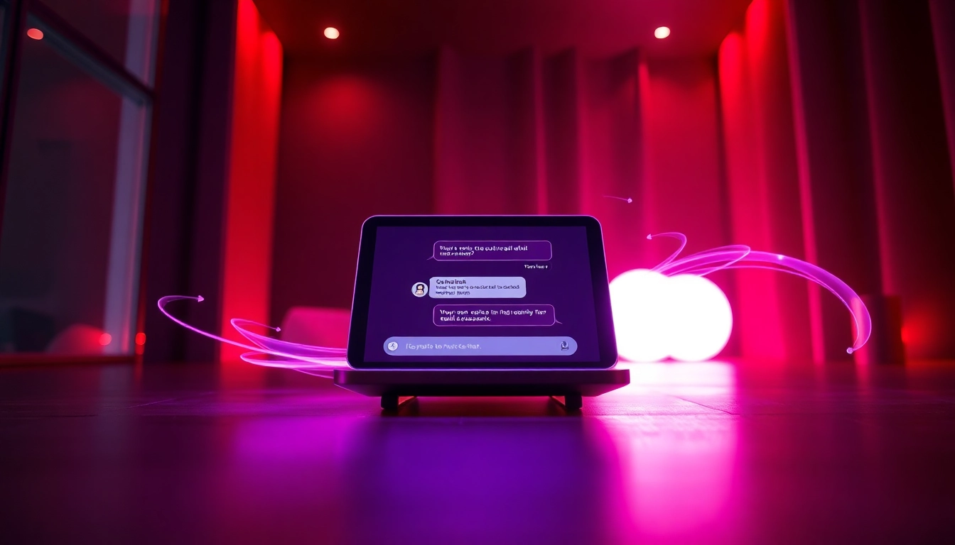 Engaging AI chat interface for porn AI chat in an intimate setting