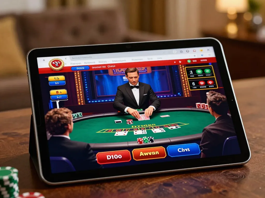 Engage in live dealer blackjack on f168, showcasing a professional dealer and immersive gameplay.