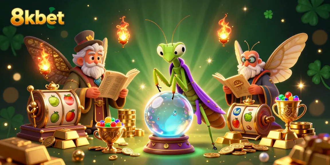 Spin to win at 8kbet with a magical fortune teller and exciting gold treasures.