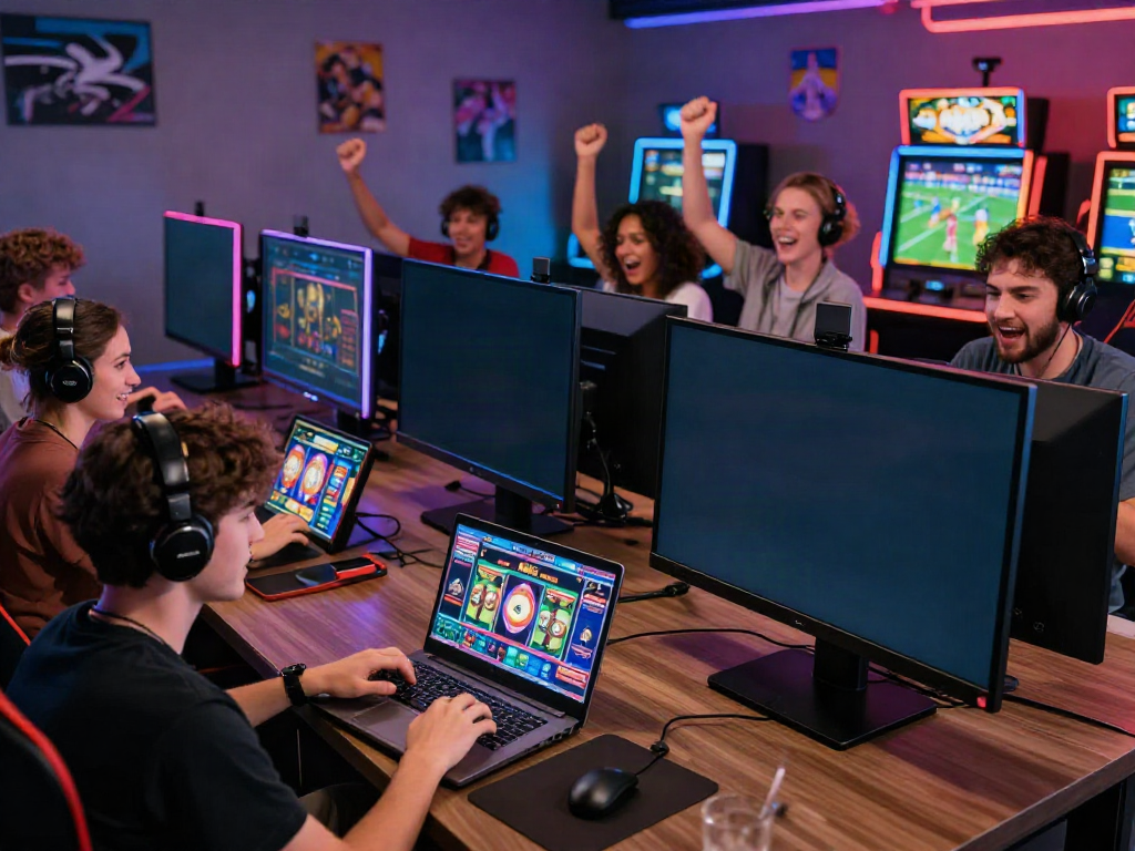 Engaged players at GEM88.com enjoying diverse online gaming experiences.