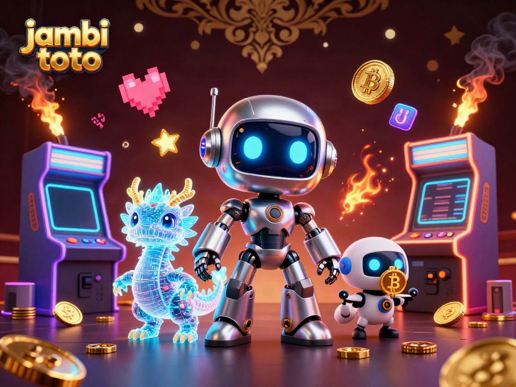 Experience thrilling action with jambi toto as animated characters explore vibrant game elements and casino excitement.