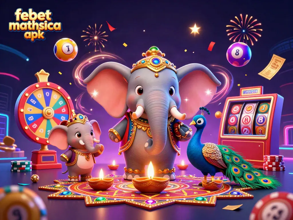 Experience the thrill of winning with febet mathsica apk in this vibrant 3D casino scene.