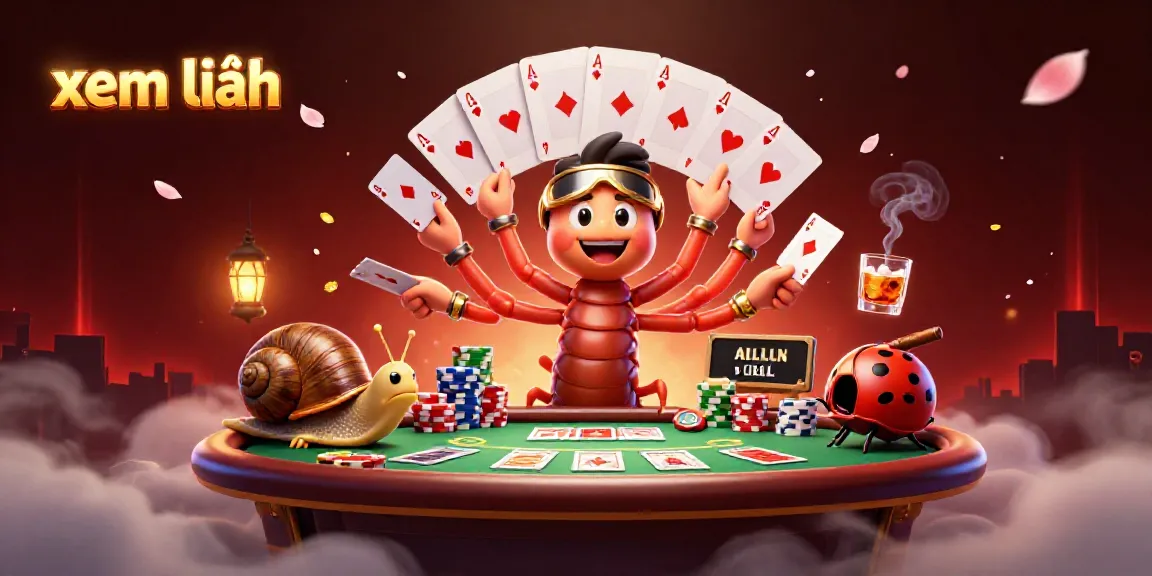 Engage with the excitement of xem thêm in this vibrant 3D illustration filled with dynamic gambling elements.