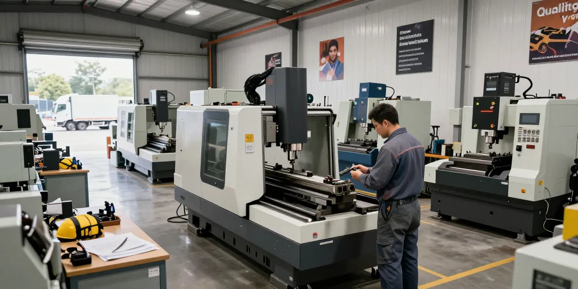 Used machines showcased in an industrial warehouse setting, highlighting Gebrauchtmaschinen expertise and quality assessment.