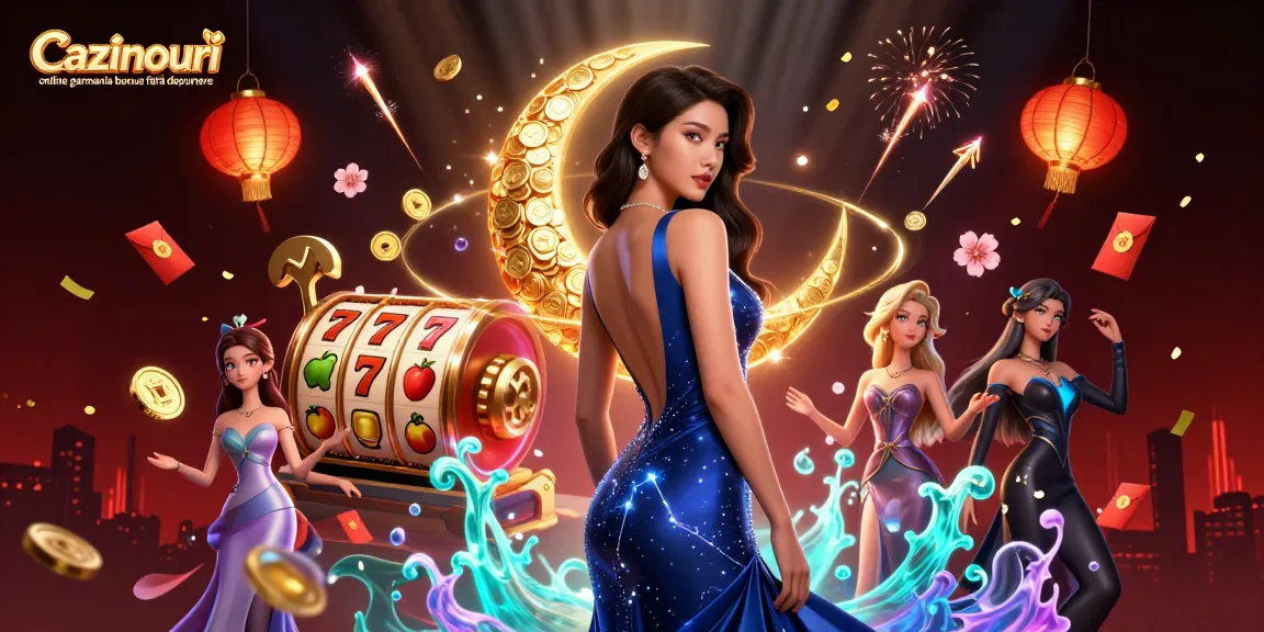 Cazinouri online germania bonus fără depunere: Experience the thrilling ambiance of slots with stunning visuals, including elegant characters and festive elements.